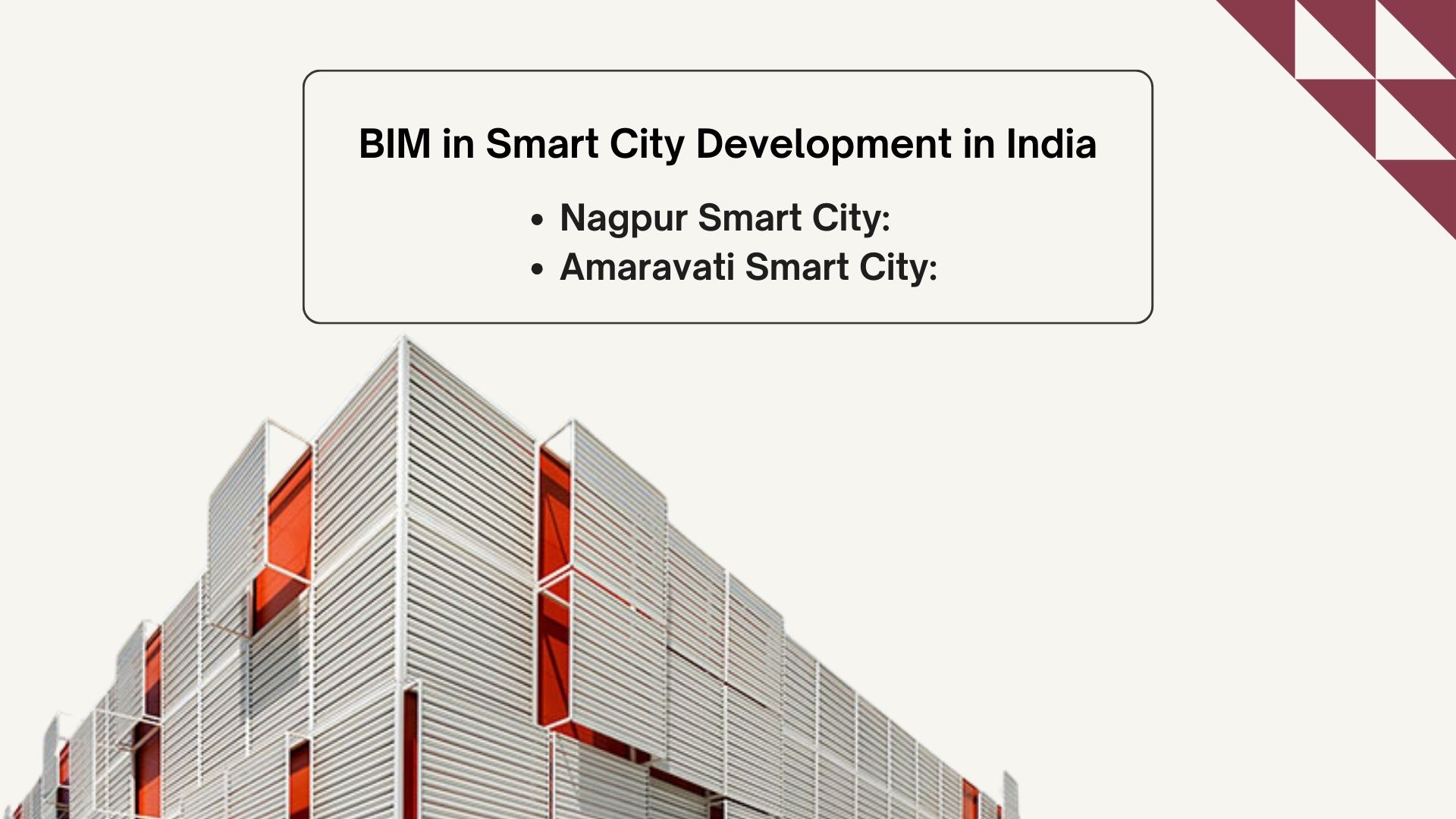 BIM in Smart City Development in India